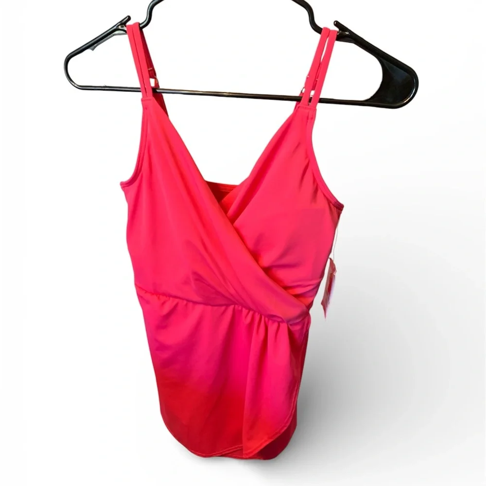 🌸 NWT Member’s Mark Magenta Pink Wrap Swimdress 🌸 - Picture 5 of 6